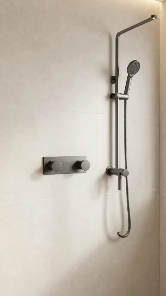 12 Shower Head and Handheld Placement Ideas for the Most Functional Setup - 10. Integrated Shower Controls for Seamless Use 1
