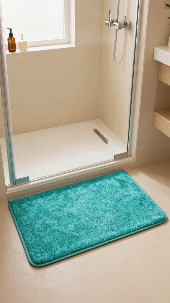 12 Small Bathroom Rug Ideas That Maximize Style Without Overwhelming - 5. Quick-Dry Microfiber Mats 1