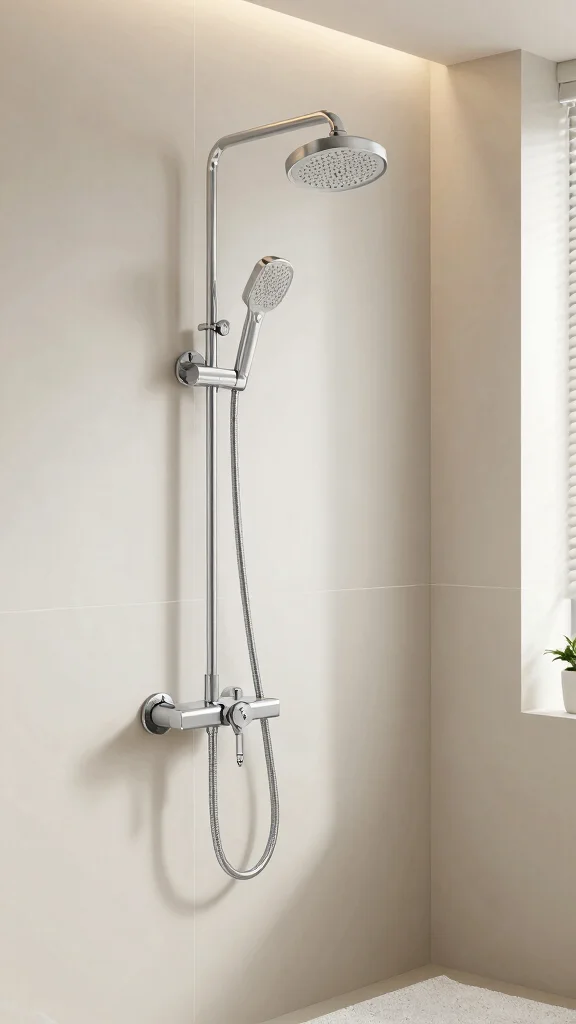 12 Small Shower Head Ideas for Compact Stalls and Tight Bathrooms - 10. Adjustable Shower Heads 1