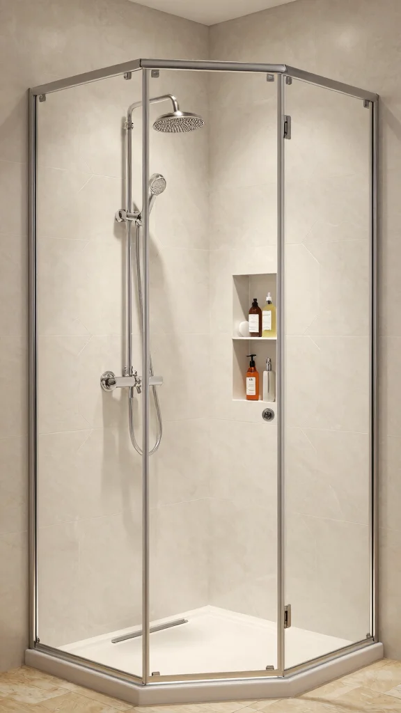 12 Small Shower Head Ideas for Compact Stalls and Tight Bathrooms - 2. Wall-Mounted Shower Heads 1