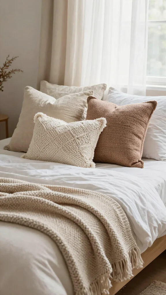 12 Vintage Pillow Ideas for a Nostalgic Collected Character-Rich Home - 8. Knit and Crochet Throw Pillows 1
