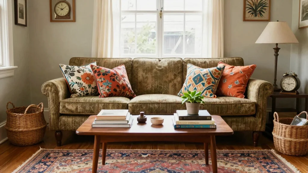 12 Vintage Pillow Ideas for a Nostalgic Collected Character-Rich Home