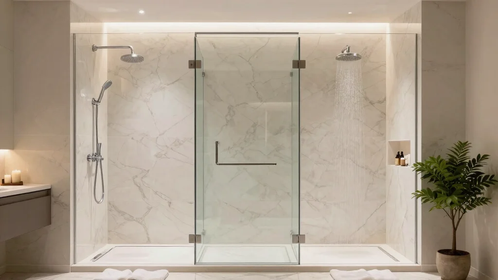 12 Walk-In Shower Ideas With 2 Shower Heads for a Spa-Like Experience