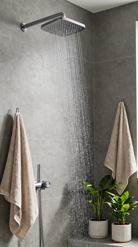 13 Bathroom Shower Head Ideas to Upgrade Your Daily Shower Experience - 1. Rainfall Shower Heads: Pure Luxury 1
