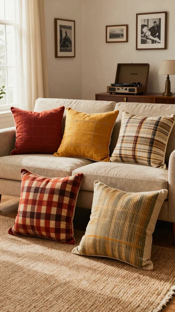 13 Pillow Cover Ideas for a Quick Affordable Room Refresh - 4. Vintage Finds 1