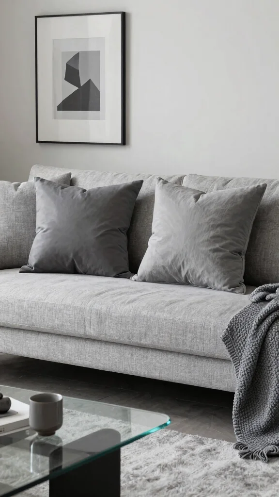 13 Pillow Cover Ideas for a Quick Affordable Room Refresh - 8. Monochromatic Magic 1