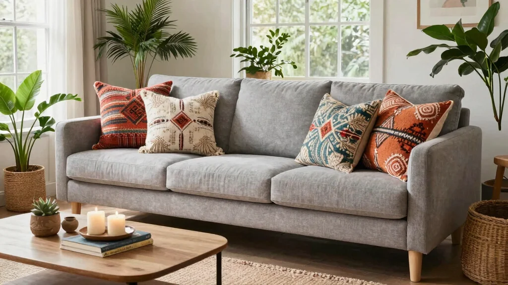 18 Throw Pillows Ideas for a Grey Couch – Illinois Furniture and More