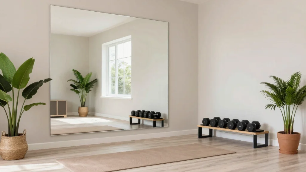 12 Home Gym Mirror Ideas for Better Visibility and a Bigger Space - rfhomemark.com
