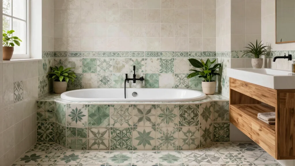 14 Bathroom Tile Design Ideas: From Bold Patterns to Classic Neutrals - hiomedecor.com