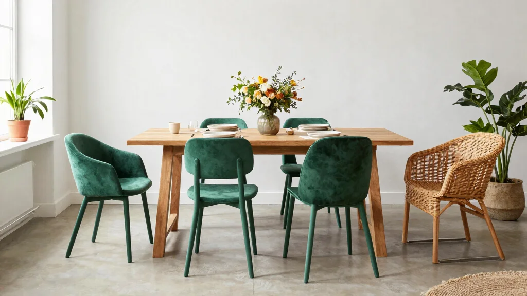 10 Dining Room Green Chair Ideas That Add Life to the Table - hiomedecor.com