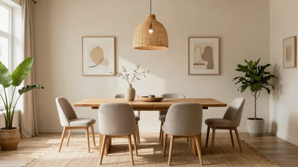 11 Japandi Dining Room Concepts for a Calm, Minimal Everyday Space - hiomedecor.com